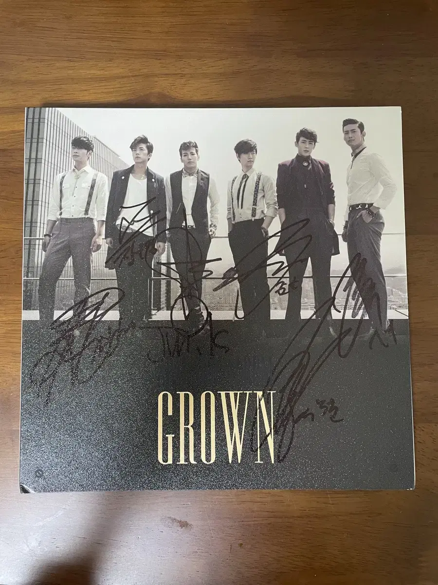 2PM 3집 앨범 GROWN 친필싸인 앨범